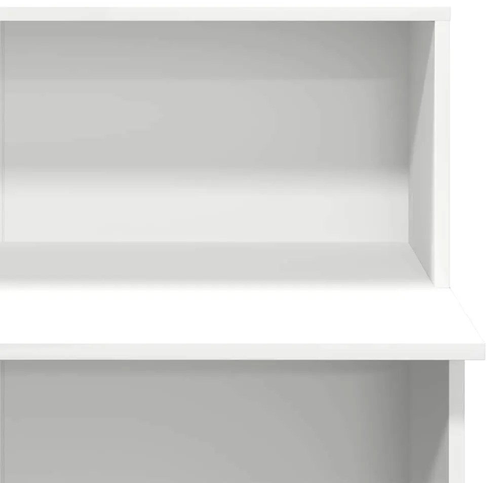 Balcão de recepção 100x50x103,5 cm derivados de madeira branco