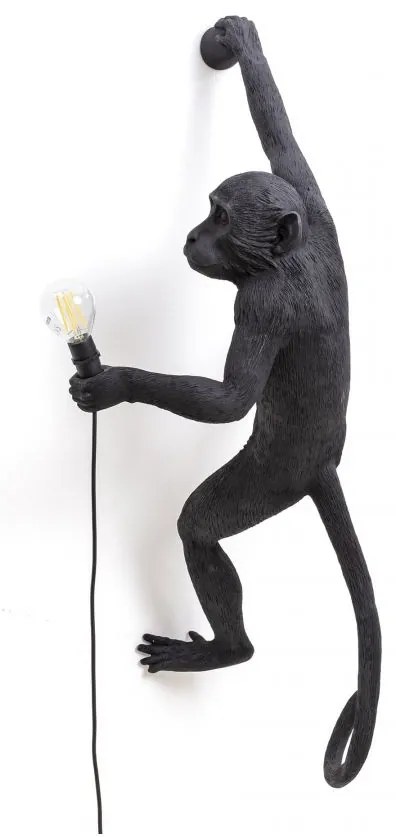 The Monkey Lamp Black Hanging Version Right