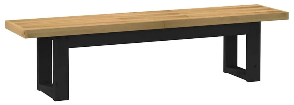 Banco de jantar NOAIN pernas forma U 180x40x45 cm pinho maciço