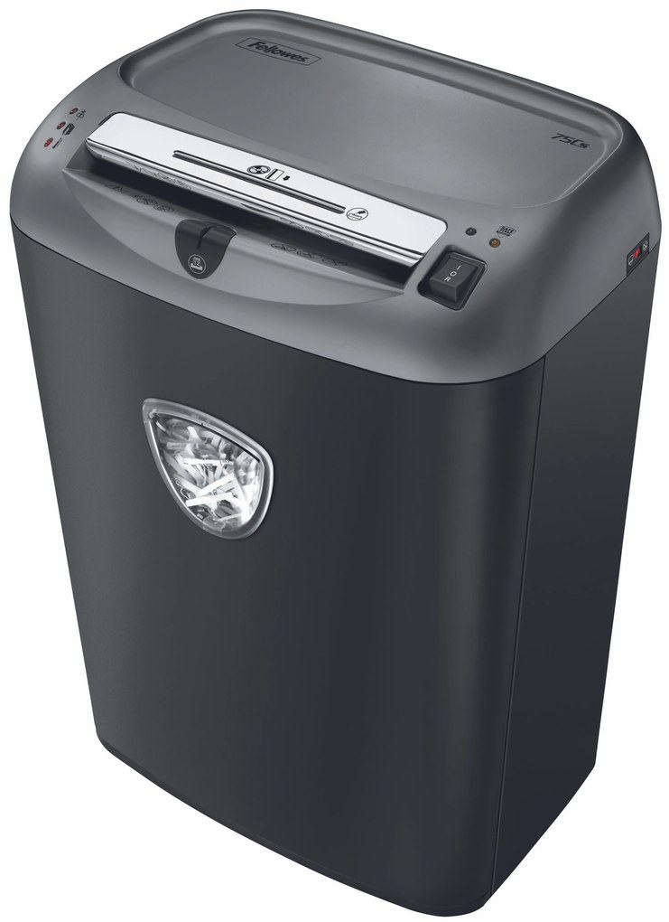 Destruidora de Papel Fellowes 75Cs, 12 Fls, 27L, Cd/Dvds