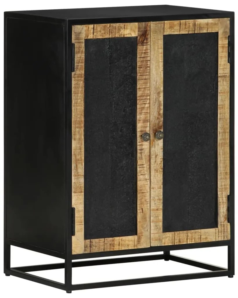 Aparador com 2 portas 55x35x75 cm mangueira maciça/ferro