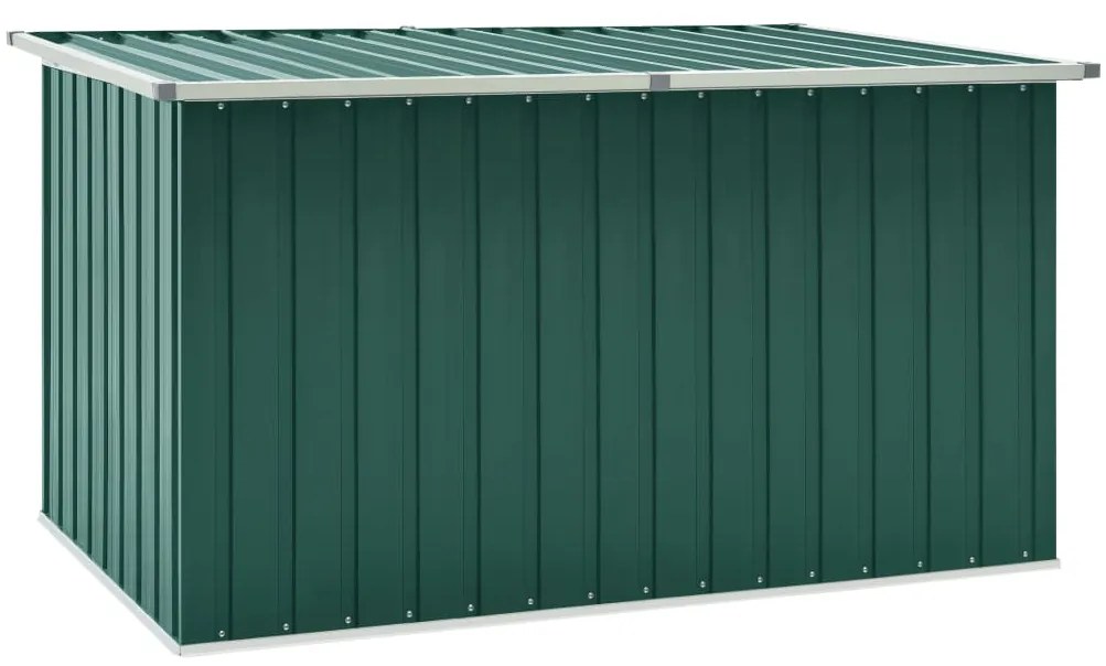 Caixa de arrumação para jardim 171x99x93 cm verde