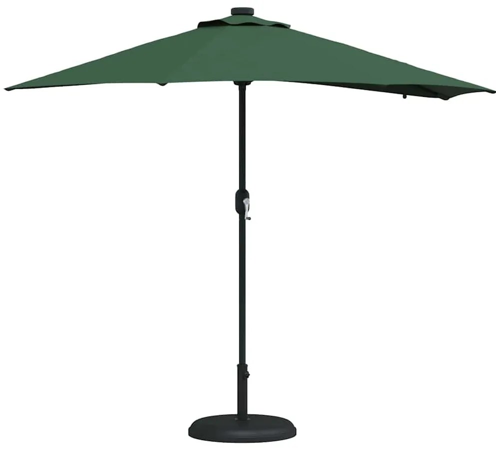 Guarda-sol de Jardim Verde 294 x 150 x 223 cm tecido