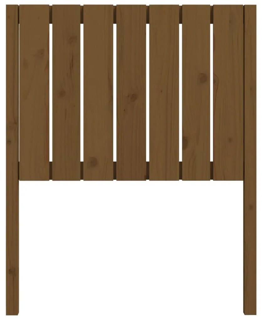 Cabeceira de cama 80,5x4x100 cm pinho maciço castanho mel