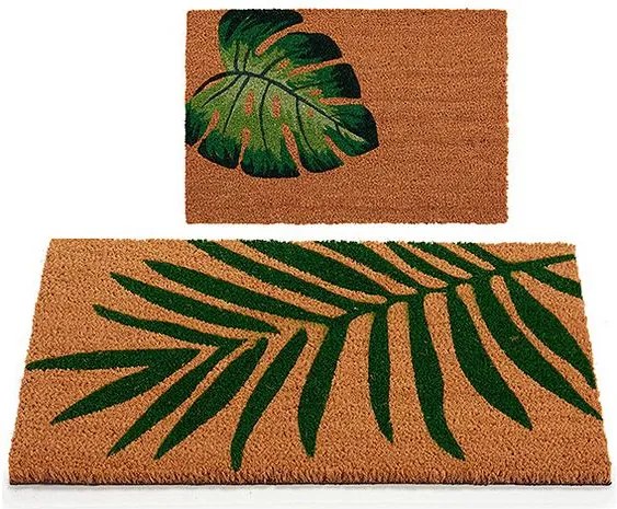 Tapete PVC Folhas (39 x 1,5 x 60 cm)