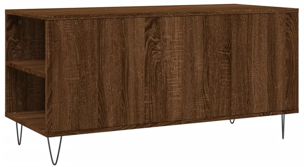 Mesa de centro derivados de madeira carvalho castanho