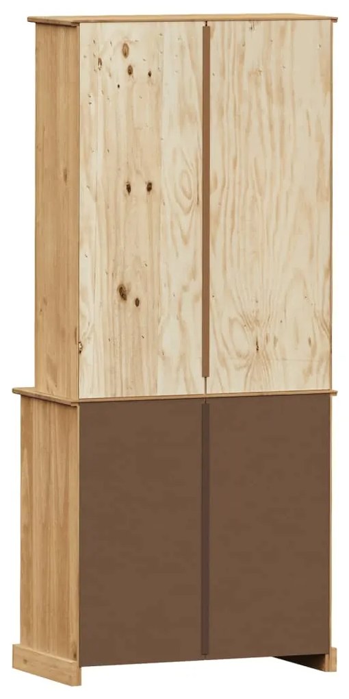 Armário alto VIGO 78x40x175 cm madeira de pinho maciça
