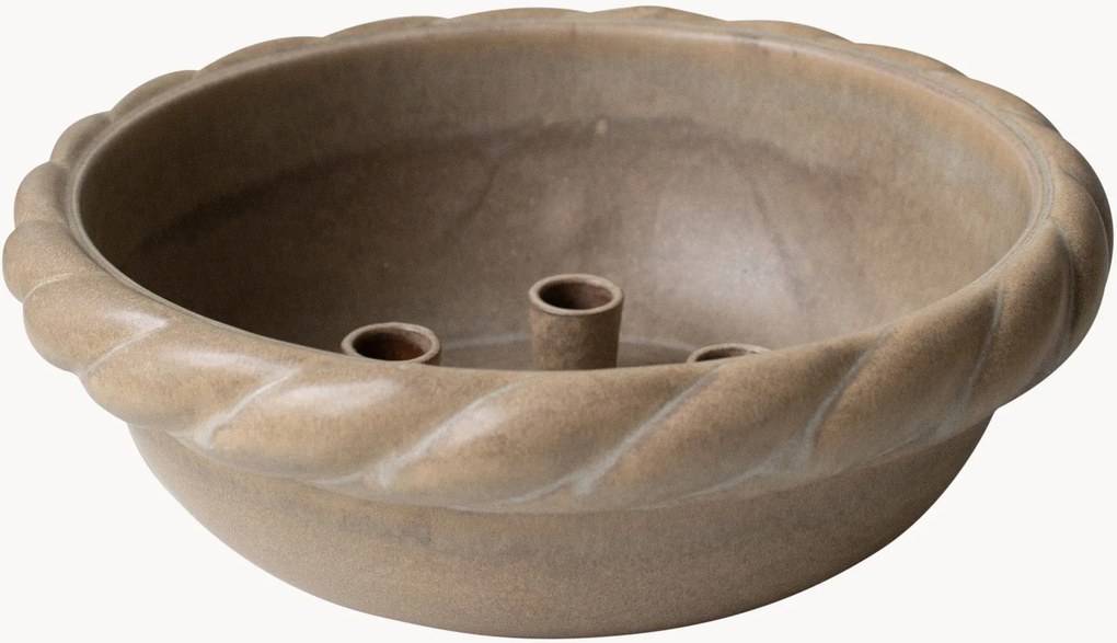 Castiçal de cerâmica Twine Plate