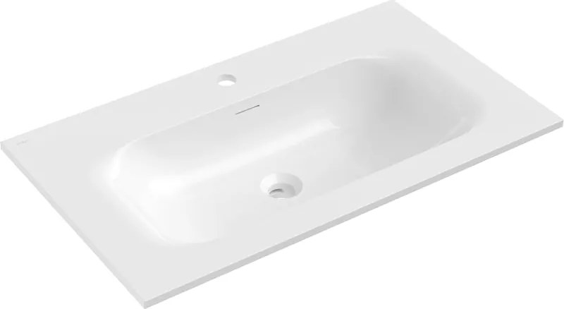 Mexen Vela lavatório embutido na bancada 81 x 46,5 cm, branco brilhante - 25238000