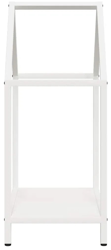 Suporte para lenha 40x25x60 cm aço laminado a frio branco