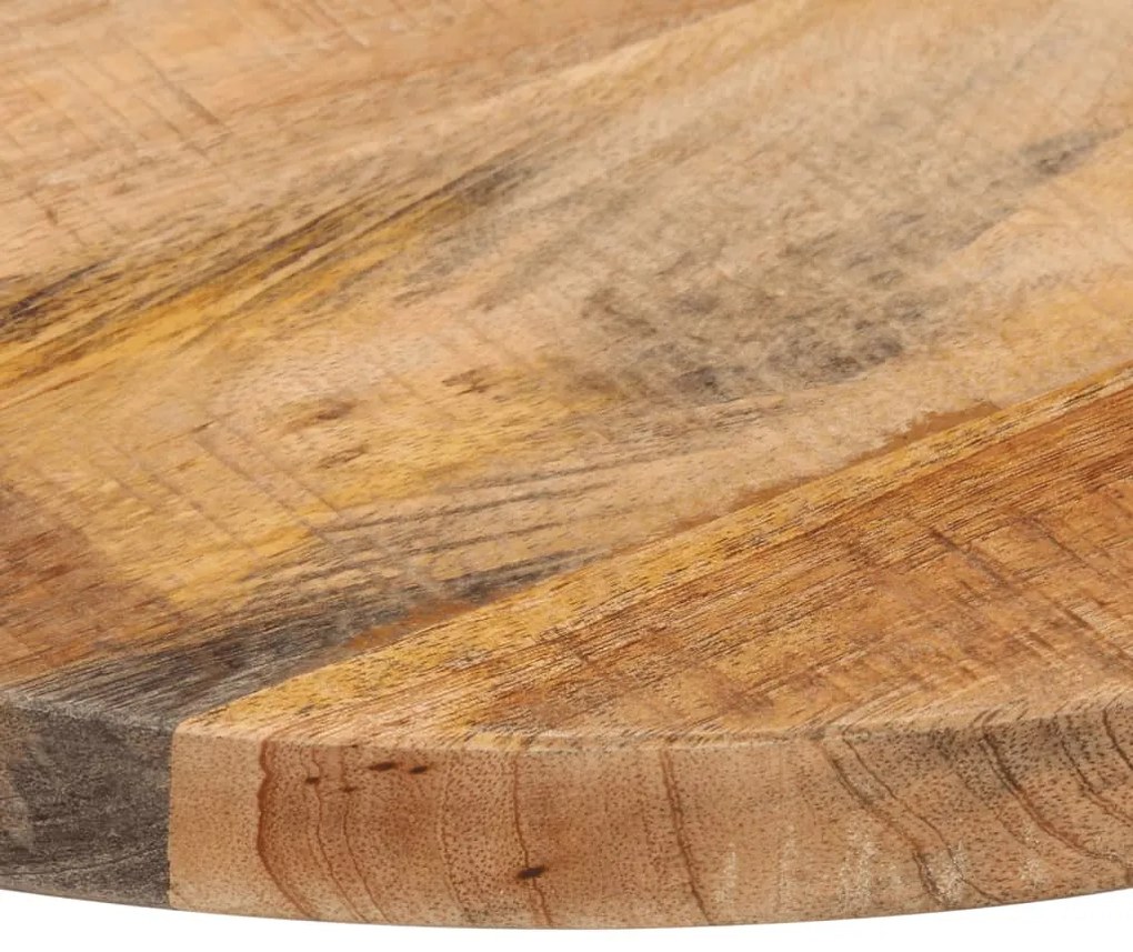 Tampo de mesa redondo Ø50x1,5cm madeira mangueira áspera maciça