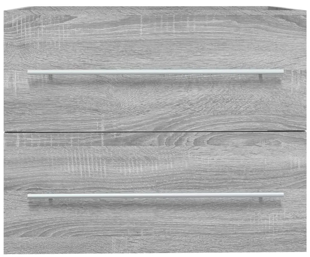 Móvel p/ lavatório 60x38,5x48 cm derivados madeira cinza sonoma