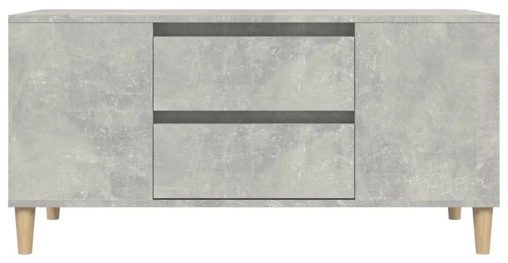 Móvel p/ TV 102x44,5x50 cm derivados madeira cinzento cimento