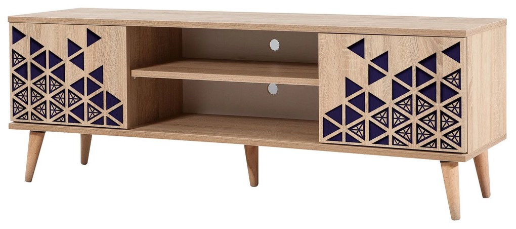 Móvel TV Truva – Carvalho Sonoma – 140 cm x 50 cm x 40 cm