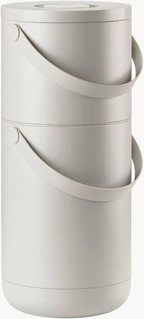 Caixote do lixo Silvio Warm Grey
