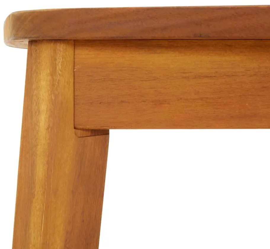 Mesa de jardim 200x100x75 cm madeira de acácia maciça