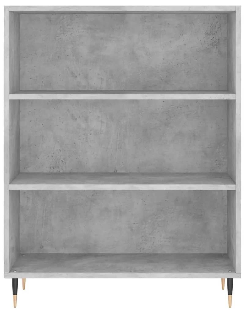 Armário alto 69,5x34x180 cm derivados de madeira cinza cimento