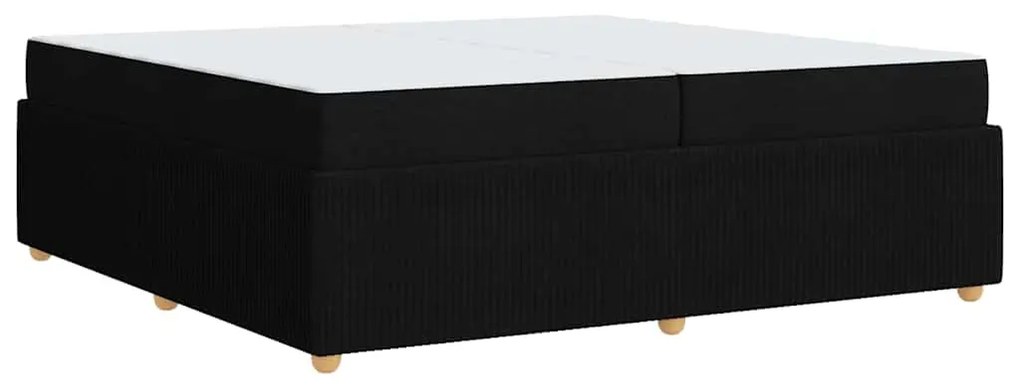 Estrutura da Cama Outros Preto 200 x 200 cm tecido