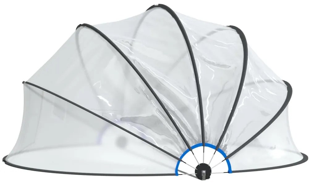 Cúpula de piscina 500x250 cm