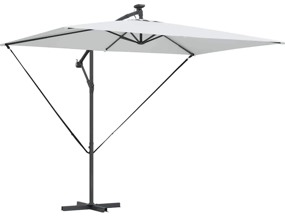 Guarda-sol de Bananeira Cantilever Areia 294 x 200 x 254 cm