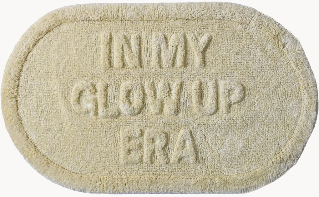 Tapete de banho de algodão Glow Up Era