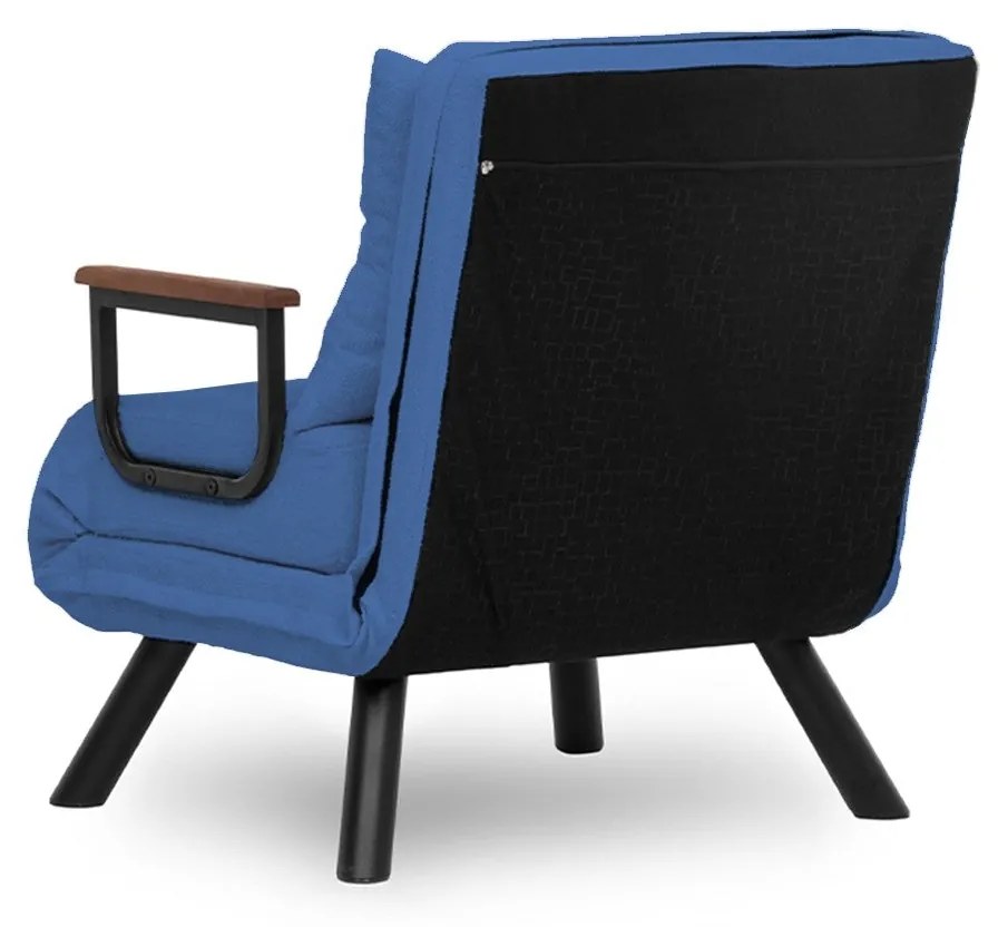 Sofá-Cama de 1 Lugar Sando – Azul – 175 x 60 cm