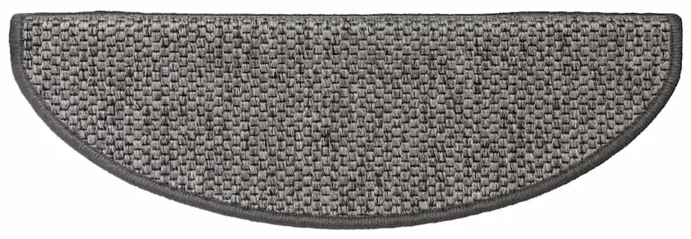 Tapetes escada adesivos aspeto sisal 30 pcs 65x21x4cm