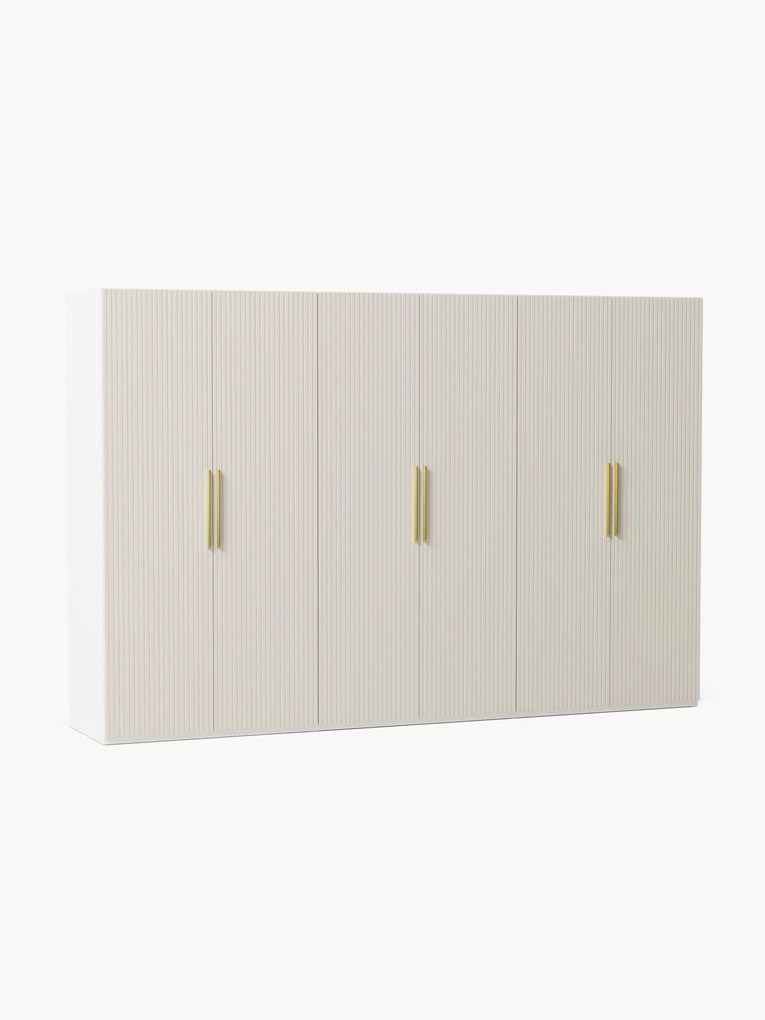 Roupeiro modular com porta giratória Simone, L 300 cm, vários tamanhos