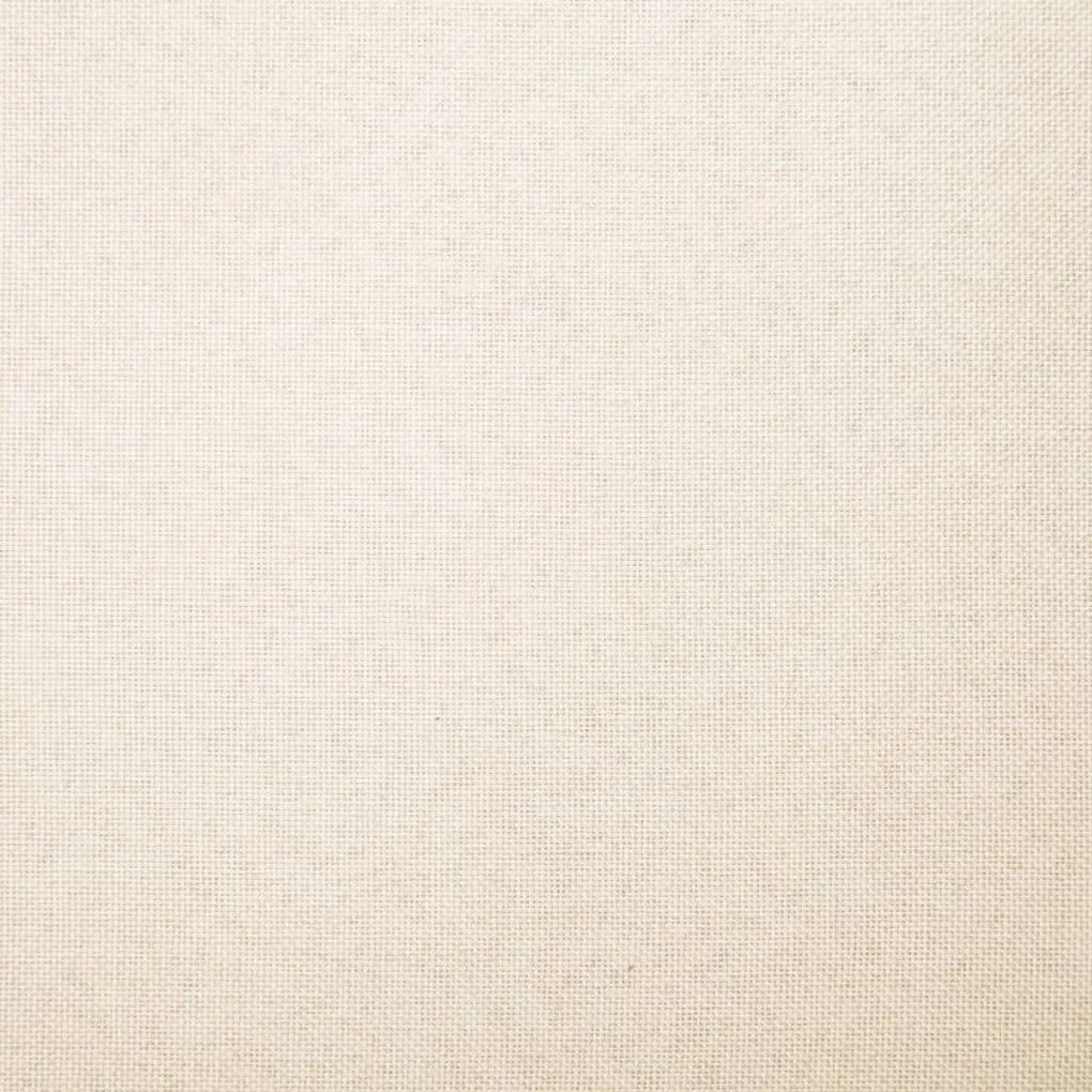 Banco 139,5 cm poliéster creme