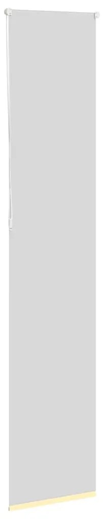 Persiana de enrolar 45x230 cm largura tecido 40,7 cm poliéster