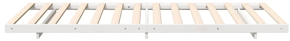 Estrutura de cama de chão Branco 90 x 200 cm
