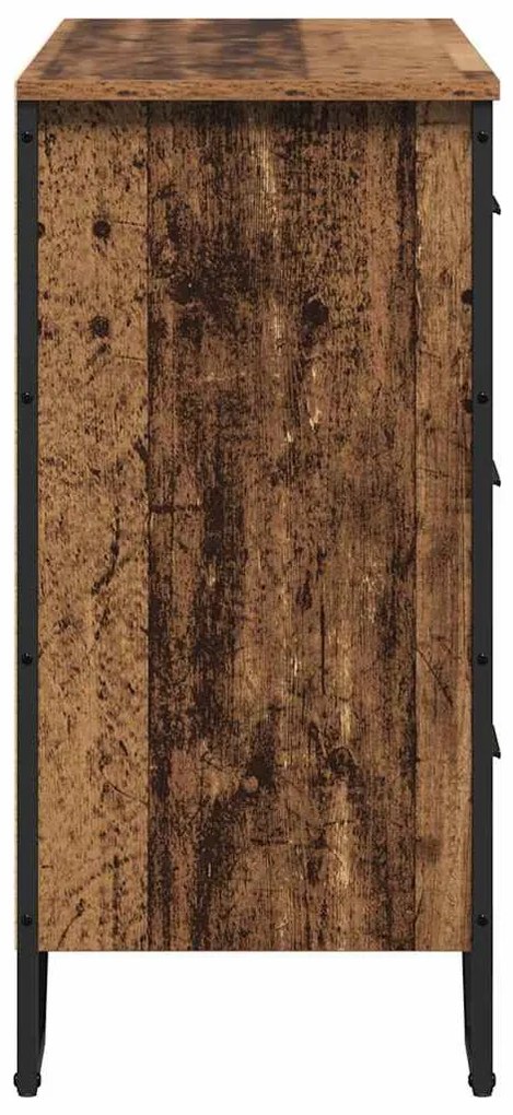 Cômoda Madeira Velha 91x35.5x74.5 cm Madeira de Engenharia