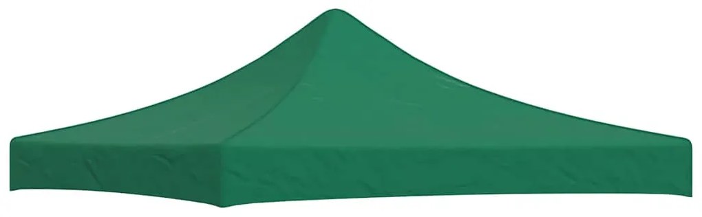 315319 vidaXL Teto para tenda de festas 3x3 m 270 g/m² verde