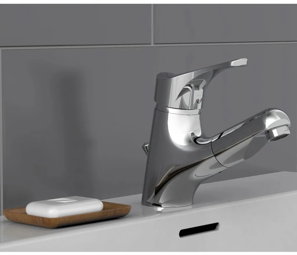 434557 SCHÜTTE Torneira de lavatório misturadora extraível ATTICA cromado