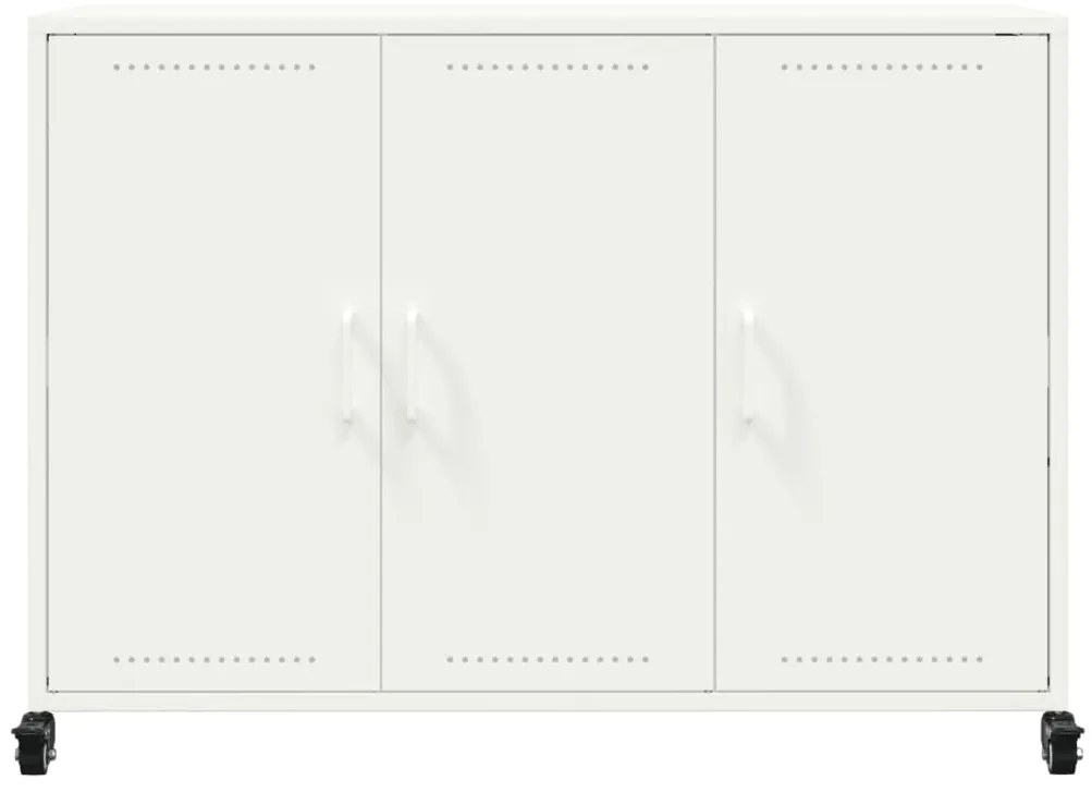 Aparador 100,5x39x72 cm aço branco