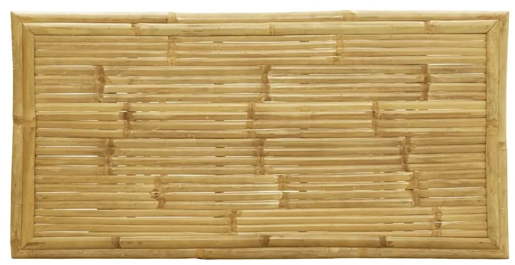 5 pcs conjunto bistrô dobrável c/ almofadões cinza escuro bambu