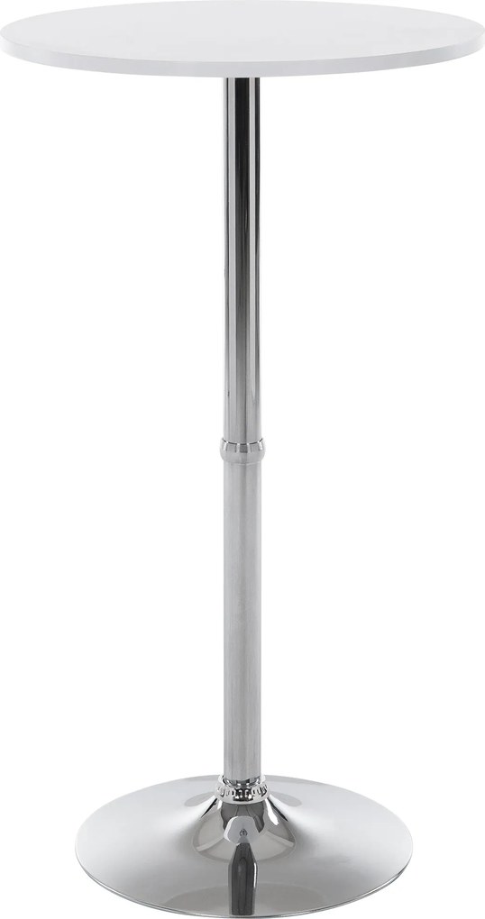 Mesa alta redonda Ø60 x 108 cm Branco