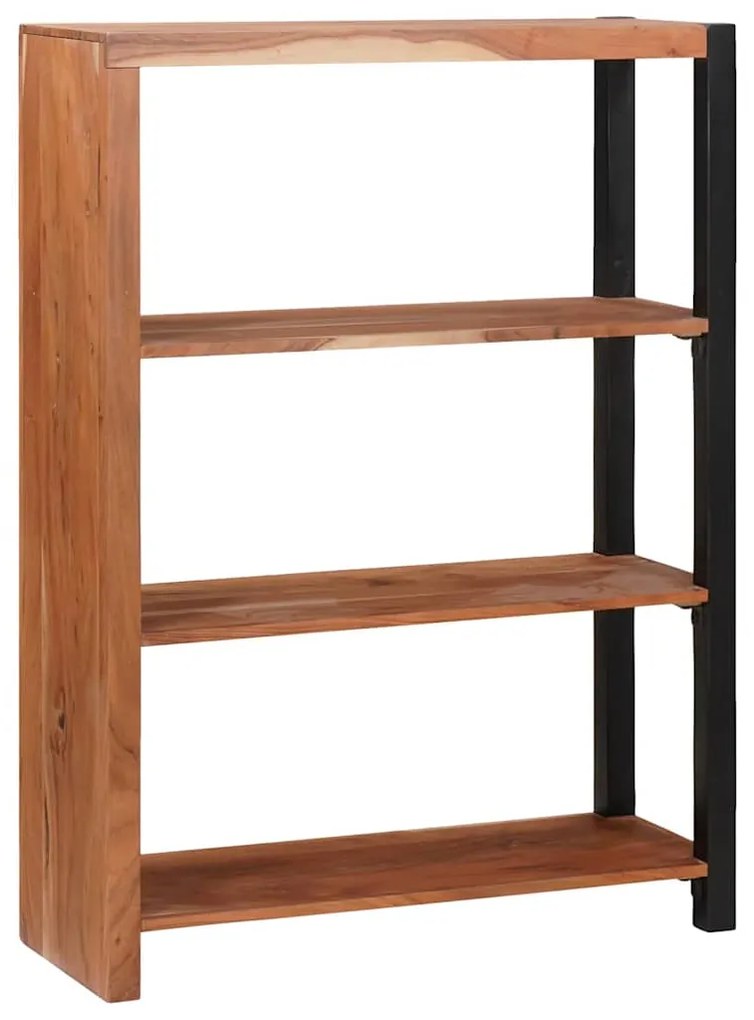 vidaXL Estante Castanho 80 x 30 x 110 cm Madeira Sólida de Acácia