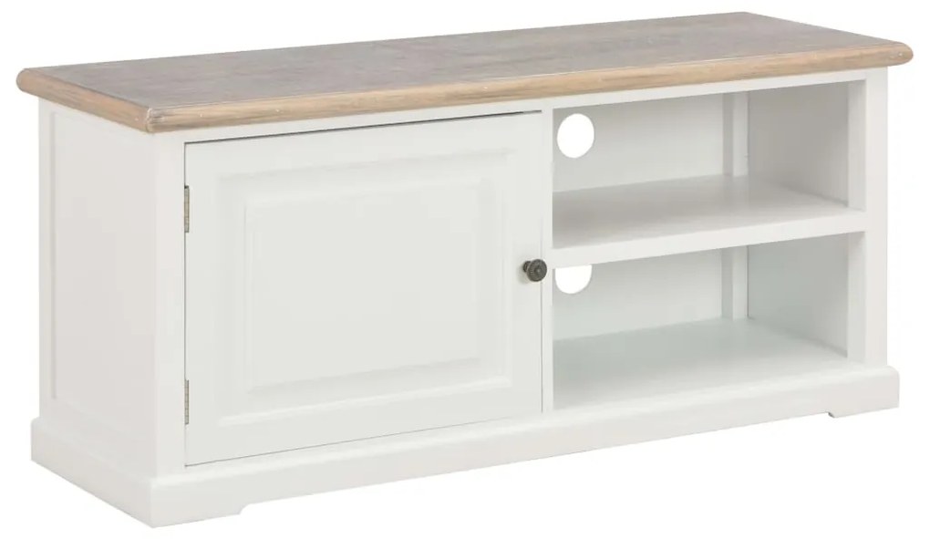 vidaXL Móvel de TV 90x30x40 cm madeira branco