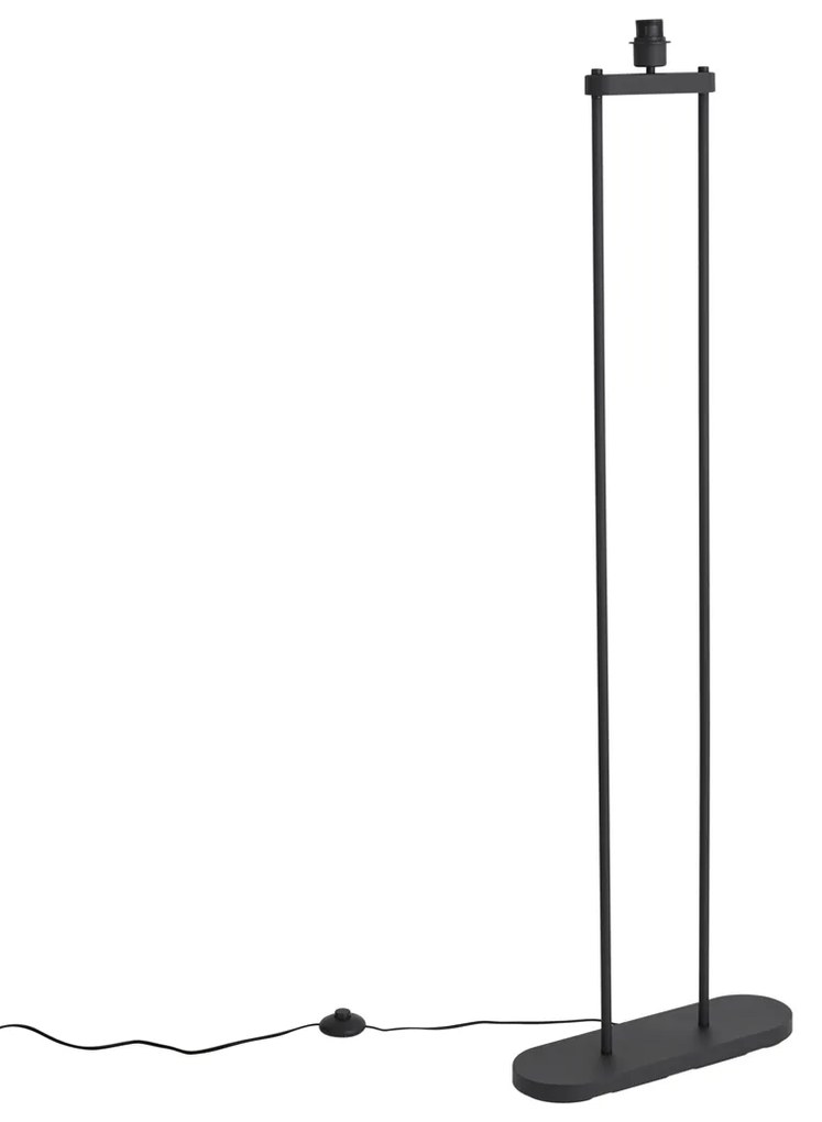 Candeeiro de pé moderno preto - Thijmen
