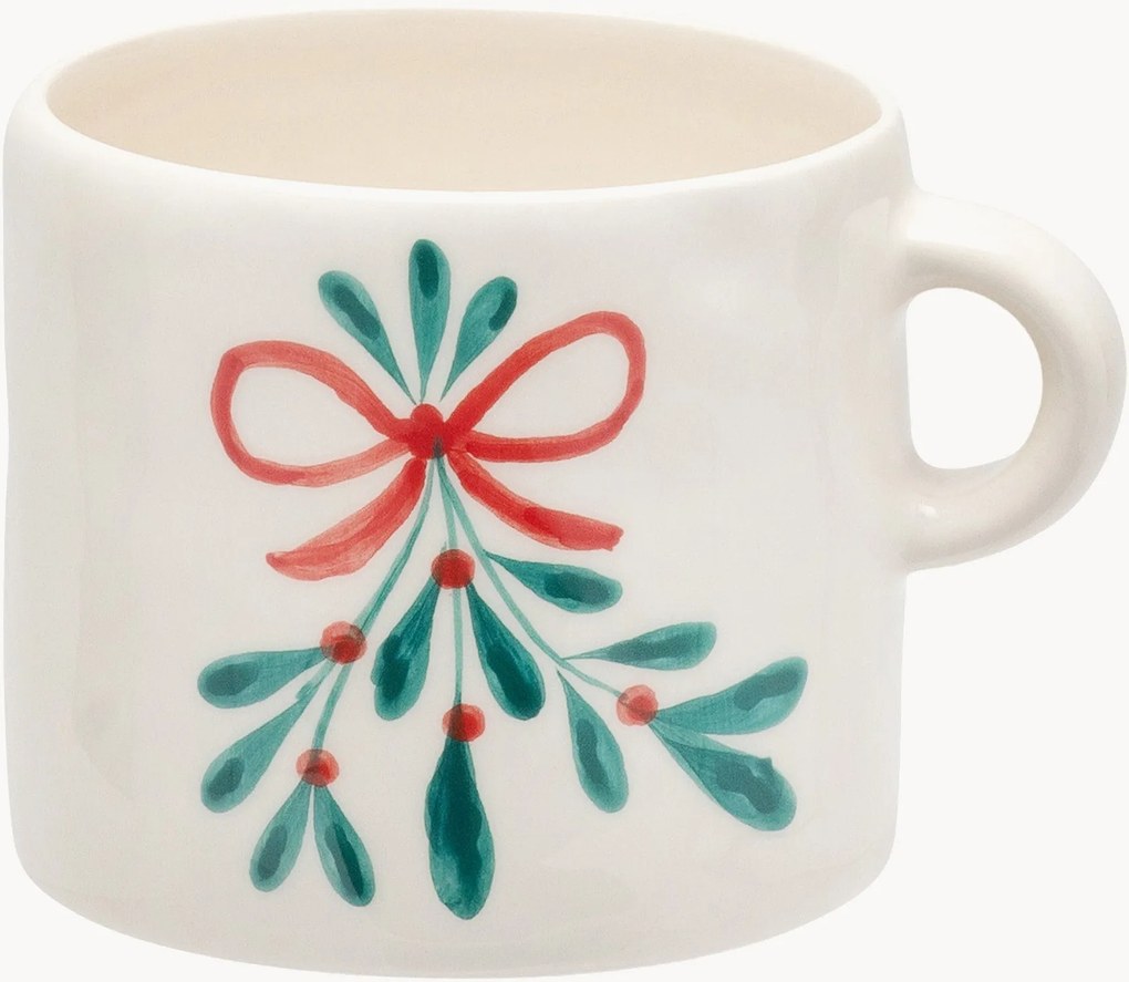 Caneca pintada à mão Mistletoe