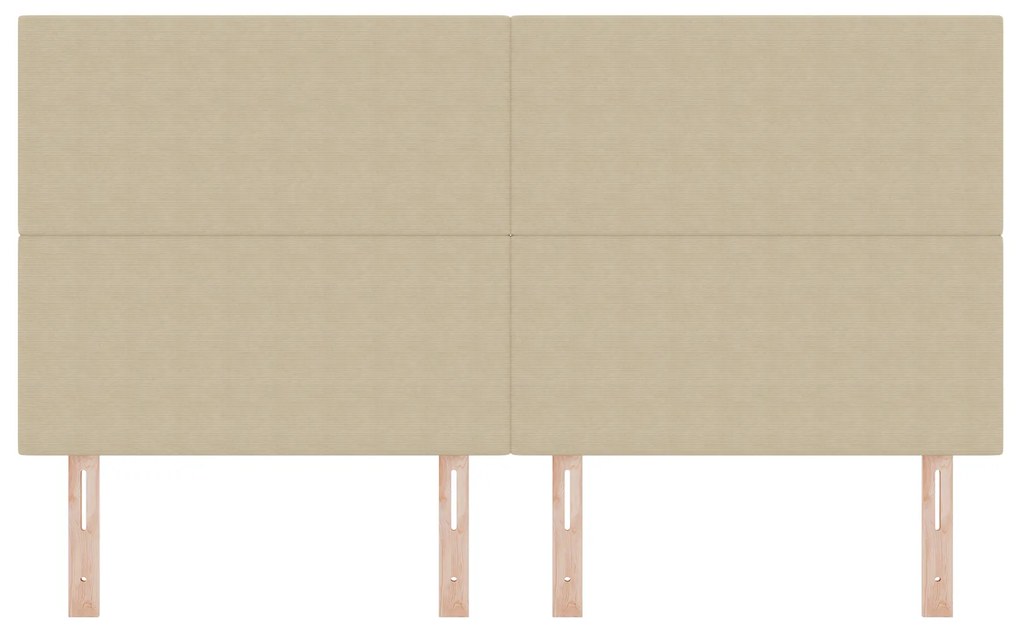 Cabeceira vidaXL Design Simples Verde Claro Cinza 180 cm em Tecido Vel