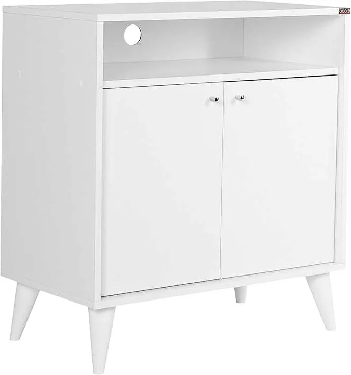 Aparador/Armário multiusos "Diamante" - Design Moderno - Branco Diaman