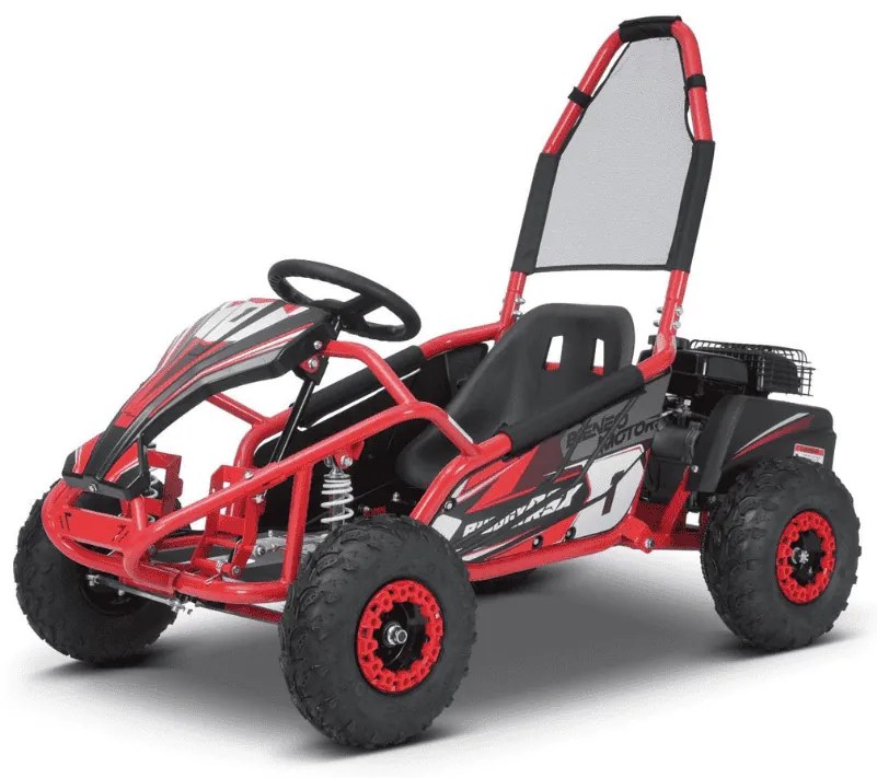 Buggy Kart a gasolina para crianças Motors BUGGY RSX - 98 cm³ Vermelho