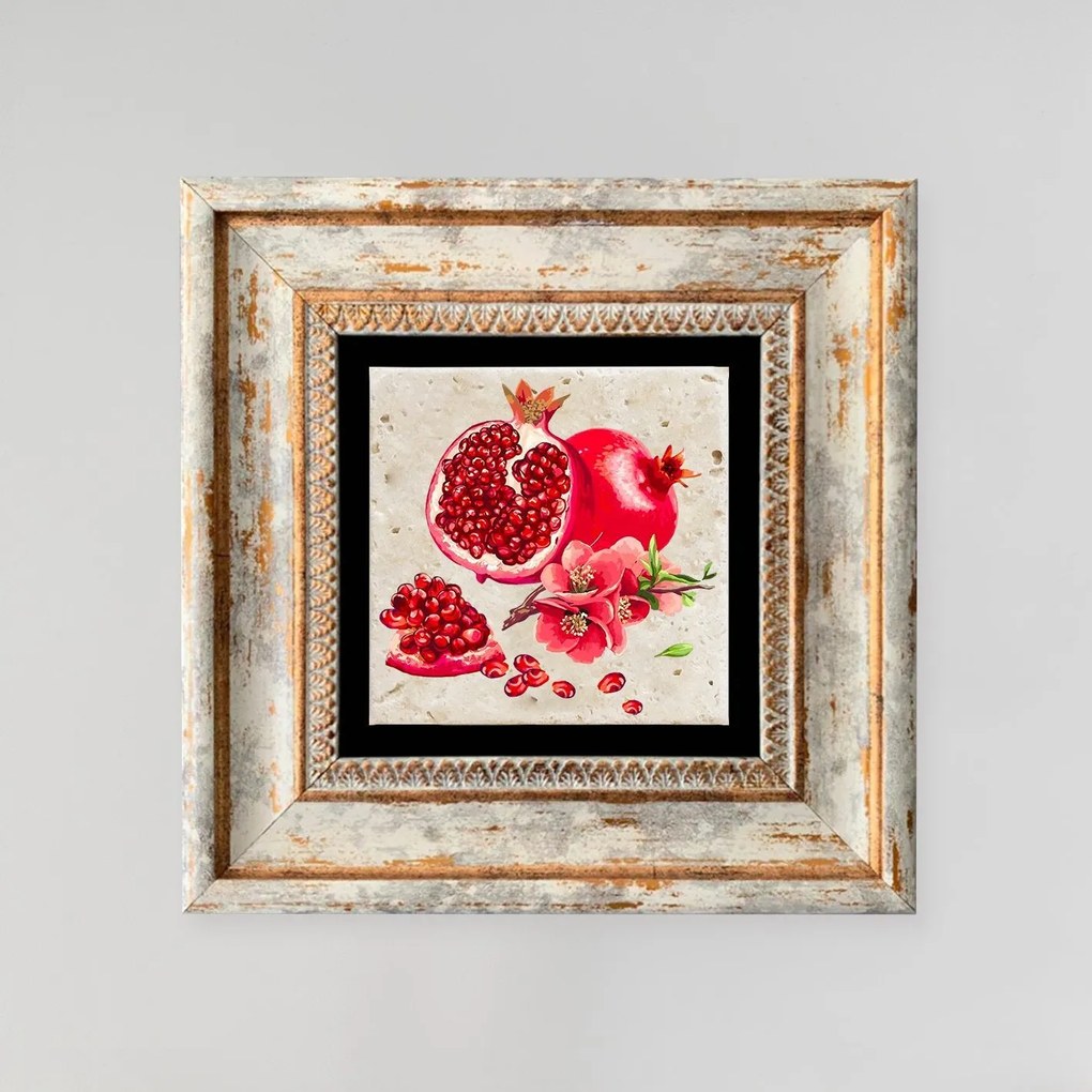 Quadro Decorativo em Moldura TC1234 – Multicolor – 20 x 20 cm