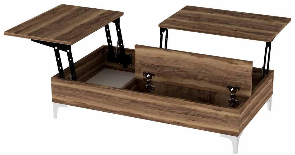 Mesa de Centro Esinti – Nogueira – 121x28x69,2 cm | Tribo Home
