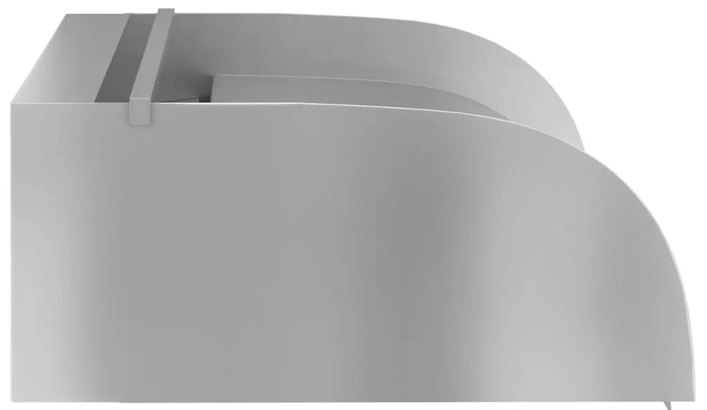 Cascata com luzes LED 45x34x14 cm aço inoxidável 304