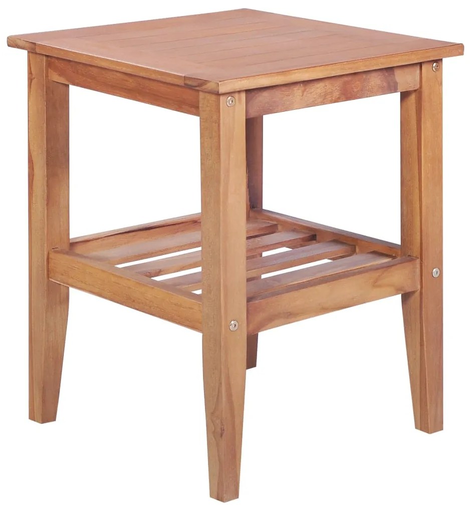 3 pcs conjunto de bistrô teca maciça