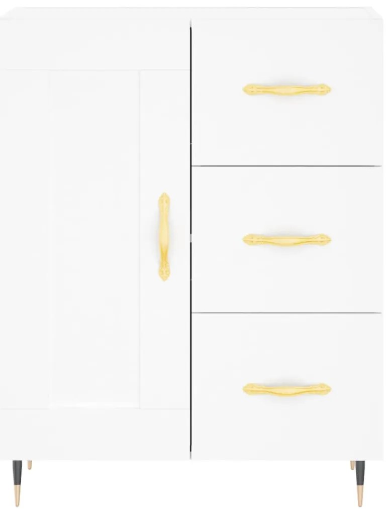 Armário alto 69,5x34x180 cm derivados de madeira branco