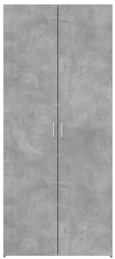 Armário alto 80x42,5x185 cm deriv. de madeira cinza cimento